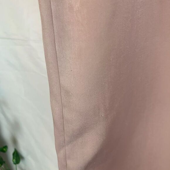 Neon Rose Shimmery Pink Bow Sleeve V Neck Shift Dress Size Small - Picture 7 of 11